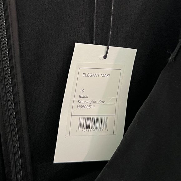 Theory Elegant Maxi Off the Shoulder Dress Gown (NWT) - Picture 10 of 11